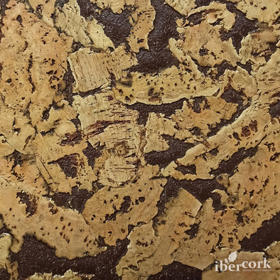 IberCork Лерида Маррон 600x300 Пробковые настенные покрытия в пластинах EasyCork клеевое соединение