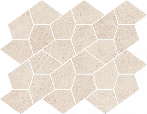 Мозаика Этернум Сноу Калейдо керамогранит 27.6x35.6 см матовая, бежевый 620110000194