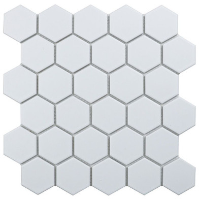 Мозаика Керамическая Hexagon small White Matt (IDL1005) 278х265х6,