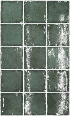 Настенная плитка Altea Pine Green 10x10 Equipe глянцевая керамическая 27603