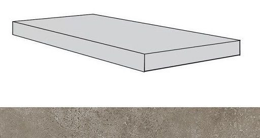 Ступень угловая Drift Light Grey Scal.120 Ang.Sx/Дрифт Лайт Грей 120 Лев керамогранит фото Ступень угловая Drift Light Grey Scal.120 Ang.Sx/Дрифт Лайт Грей 120 Лев керамогранит