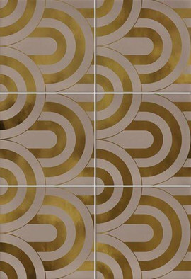Декор Vives Hanami Takada Nuez Oro 23x33.5 керамический фото Декор Vives Hanami Takada Nuez Oro 23x33.5 керамический