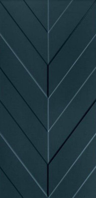 Настенная плитка 4D Chevron Deep Blue Matt Rett керамическая