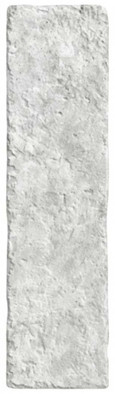 Керамогранит Denver White 7.5x28 Monopole матовый, рельефный (рустикальный) настенная плитка