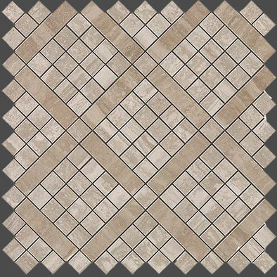 Мозаика Marvel Travertino Silver Diagonal Mosaic керамика 30.5х30.5 см глянцевая, коричневый фото Мозаика Marvel Travertino Silver Diagonal Mosaic керамика 30.5х30.5 см глянцевая, коричневый