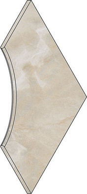 Уайт бортик 60x60 Угловой Закругленный 30 White Bor.60x60 Ang.Round 30 матовый