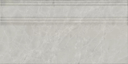 Плинтус FME027R Риальто Серый Светлый глянцевый обрезной 20х40 Kerama Marazzi керамический