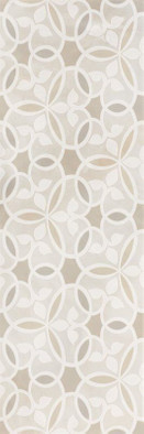 Настенная плитка Camelia 511 Decor Pearl White керамическая