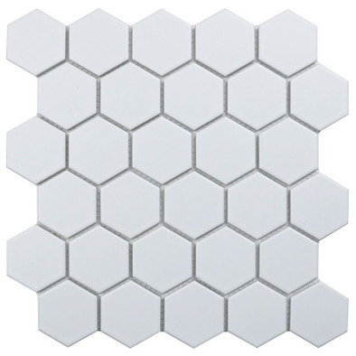 Мозаика Керамическая Hexagon small White Matt (IDL1005) 278х265х6,