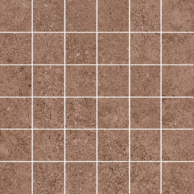 Мозаика Kerama Marazzi KMD2MSA014BR Руссильон Мозаичный Коричневый матовый обрезной керамогранит 30х30 см