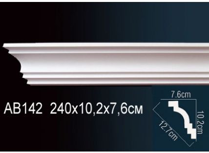 Перфект Карниз потолочный гладкий AB142F