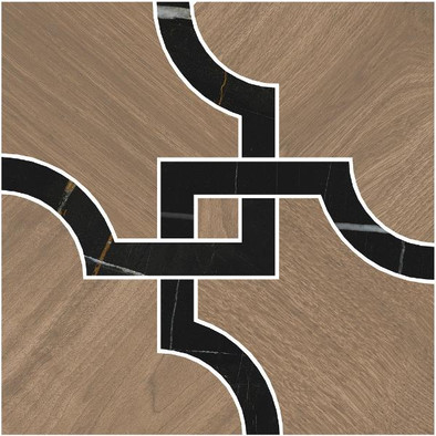 Декор ID133 Монтиони Наборный матовый 1 30x30 Kerama Marazzi керамогранит