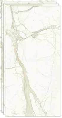 Керамогранит Calacatta Prelucidato sq. Naturale 75x150 Maxfine Marmi матовый универсальная плитка P175265MF6