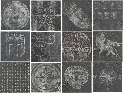 Декор Molo Mix Nero Serenissima and Cir 20х20 керамогранит матовый УТ000026827