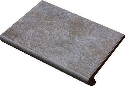 Ступень фронтальная Peldaño Redondo 50 Mytho Acero 33x50 матовая