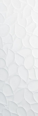Настенная плитка Leaf Colours White 33х100 Sanchis Home матовая, рельефная (структурированная) керамическая 78800870