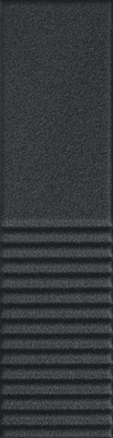Настенная плитка Groove Graphite Sugar 2 Str 7.8х29.8 Tubadzin глянцевая керамическая 5903238075152