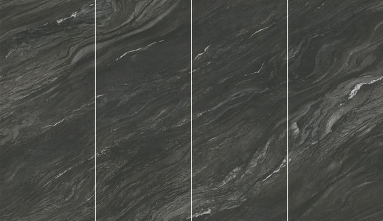 Керамогранит Marvel Diva Black Tempest 120x278 6 mm Silk Kit Endless Atlas Concorde Italy сатинированный универсальная плитка AYWB