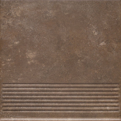 Ступень фронтальная Ilario Brown Stopnica Prosta 30X30 (1.17) клинкер матовая Paradyz Ceramika