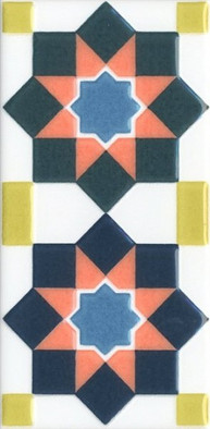 Декор HGD/A327/16000 Алькасар 7.4x15 Kerama Marazzi глянцевый керамический