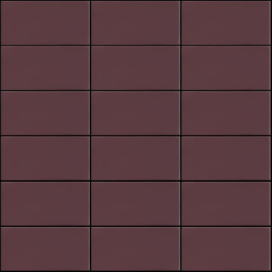 Мозаика Seta Marsala керамика 30х30 см Appiani матовая чип 50х100 мм, бордовый SET 2027