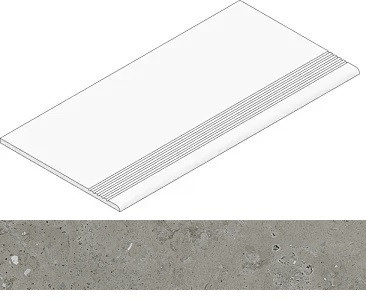 Ступень фронтальная K-2015/MR/st01/294х1200x10 керамогранит матовая Kerranova Etagi