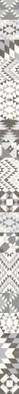 Бордюр BWU61SCA017 Scandi 3x60 глянцевый керамический