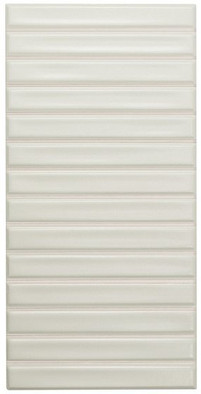 Настенная плитка Sb White Matt 12,5x25 Wow матовая, рельефная (структурированная) керамическая 128690