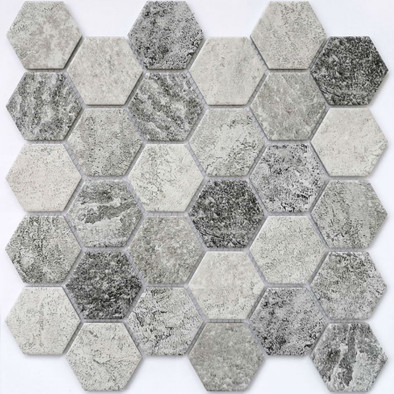 Мозаика Olmeto Grey 5.1x5.9 керамогранит 27.1x28.2