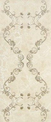 Декор Bohemia brown 03 25х60 глянцевый керамический