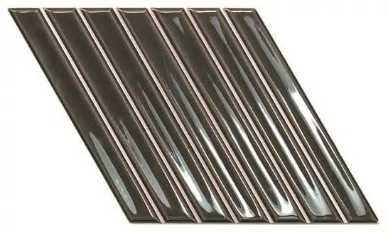 Настенная плитка Spike Bars A Ebony 15х25.9 Wow глянцевая керамическая УТ-00048762