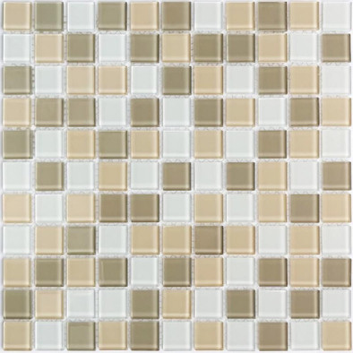 Мозаика Raf Coffee 25x25 стекло 30х30