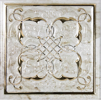 Декор СД183 Monopole Petra Dec. Armonia Gold B 15х15 Monopole глянцевый керамический