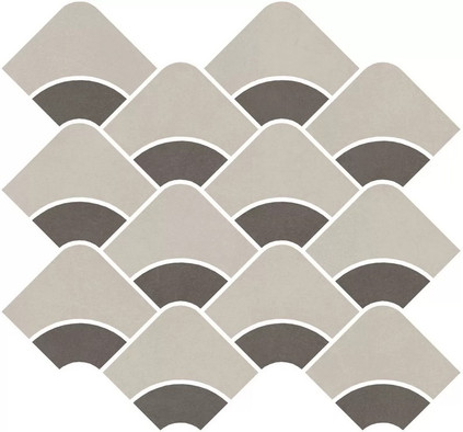 Декор KMD2HID008BR Таделакт Наборный Бежевый Светлый, Коричневый матовый обрезной 30x28x0,9 Kerama Marazzi керамический