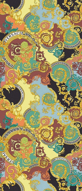 Декор Manifesto Megabarocco Color 120х280 Versace керамогранит полированный G0067642