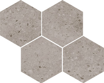 Мозаика Bangkok Grafito керамогранит 28х35 см матовая, серый