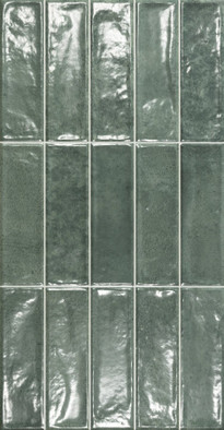Настенная плитка Pool Green 31,6x60 Eco Ceramic глянцевая керамическая 69492