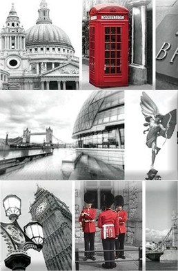 Панно Composicion London Calling A керамическое фото Панно Composicion London Calling A керамическое