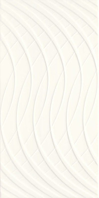 Настенная плитка Porcelano Bianco Struktura 30х60 матовая керамическая
