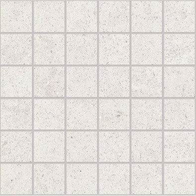 Мозаика Supergres Moonlit White Mosaico 30x30 Ass керамогранит антислип, матовая, белый, серый MLWM