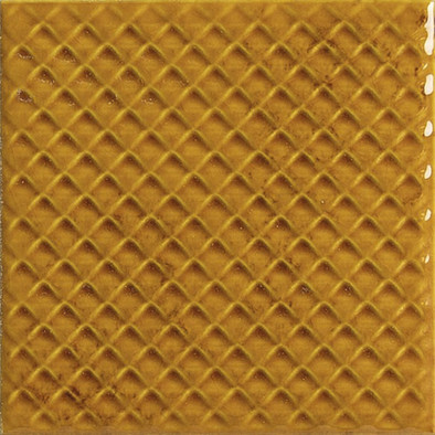 Настенная плитка Mimosa Amber 10x10 APE Ceramica Carmen глянцевая, рельефная (структурированная) керамическая