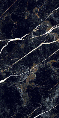 Керамогранит Obsidian Black Sparkle Dark 60x120 Realistik carving, лаппатированный (полуполированный) универсальная плитка 00000086355