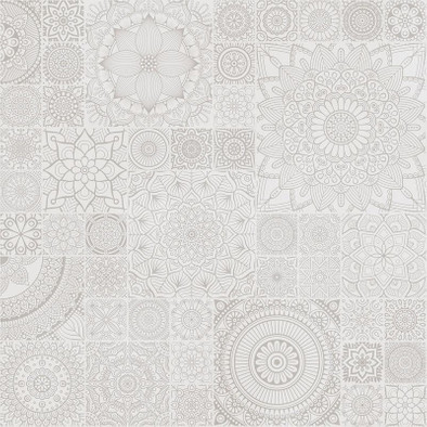 Керамогранит Mandala Bianco 60x60 Colortile carving, матовый универсальный