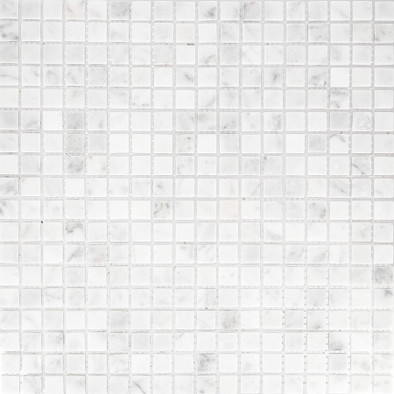 Мозаика Imagine Lab SBW12154М камень 30.5х30.5 см матовая чип 15x15 мм, белая