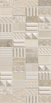 Декор Stone Geometria Azori 31.5x63 матовый керамический 588882001