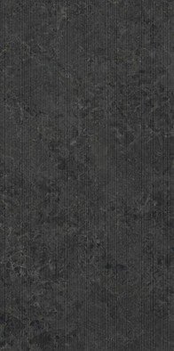 Керамогранит 05602 Belgium Black Ribbed Nat Ret 60x120, Piemme Limestone матовый настенная плитка