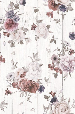 Панно 1606-0006 Шебби Шик белый (комп/2шт) керамическое