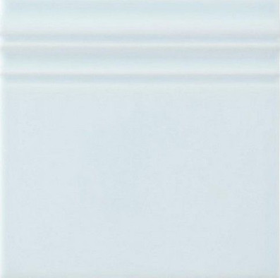 Плинтус Rodapie Ice Blue 14,8x14,8 глянцевый керамический