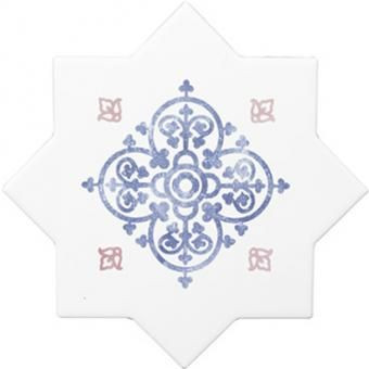 Керамогранит Cevica Beсolors Star Dec. Arabesque 13.25х13.25 матовый