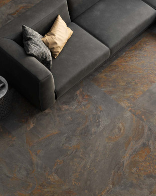 Керамогранит Courel Anthracite 60x120 Artech Cb Argenta матовый универсальная плитка 8435592027005